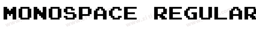 monospace regular字体转换